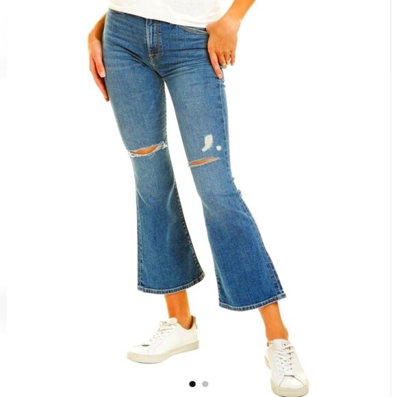 Hudson Barabara Stardance Bootcut Cropped Jeans - Picture 1 of 11